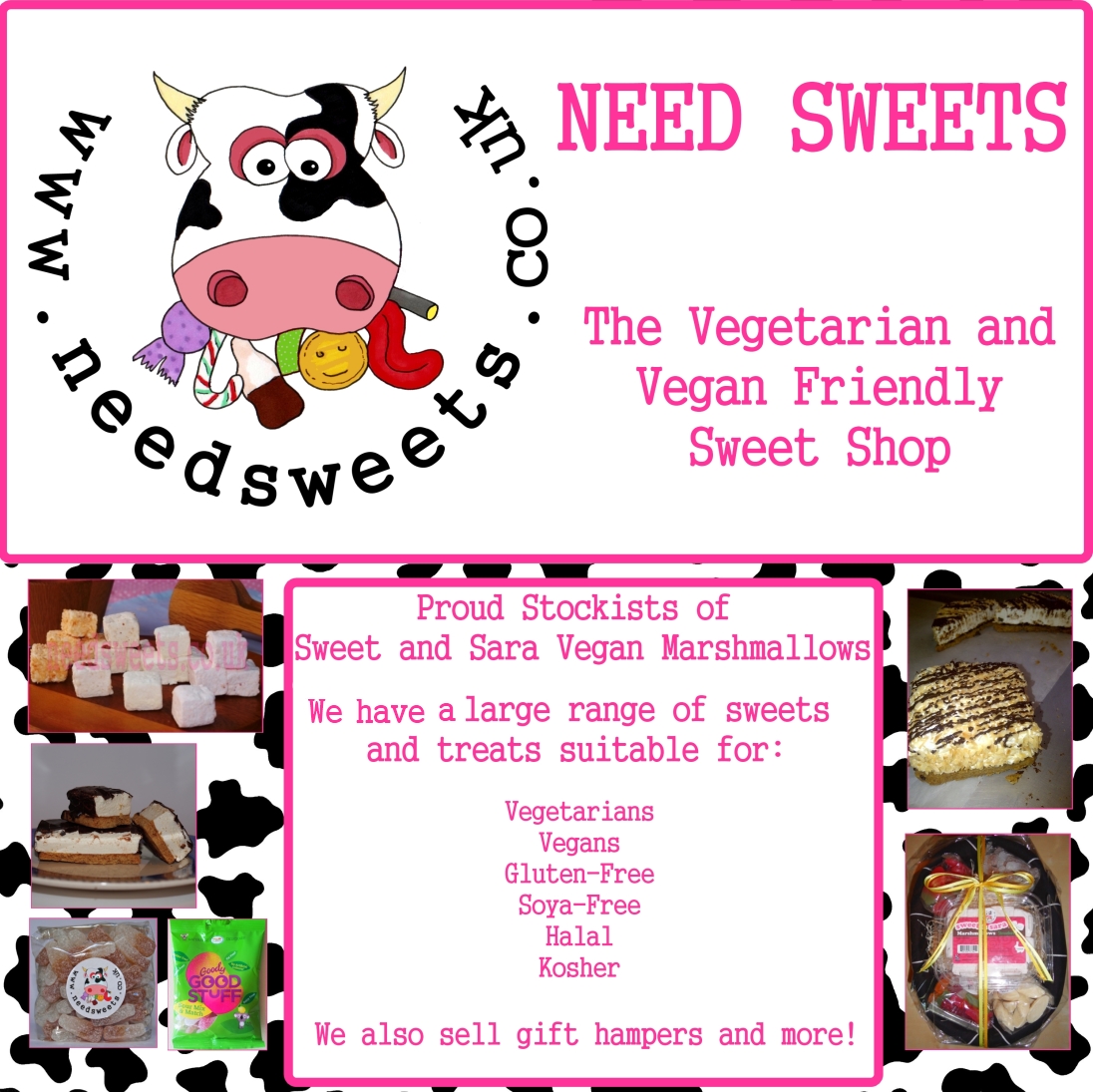needsweets.co.uk - Vegetarian and vegan sweets, marshmallows, gifts and more